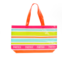 Bolsa Tejida de PP a Precio Económico, Bolsa de Compras de Tela de Polipropileno Reciclado con Diseño Personalizado para Campañas de Promoción de Cadenas de Supermercados