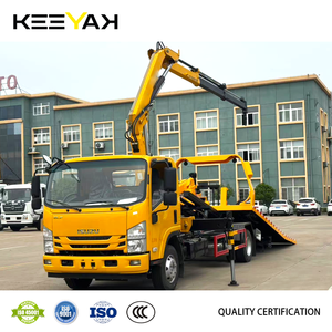 Oferta Especial: Grúa de Plataforma DONGFENG, Camión de Remolque Móvil con Grúa Articulada, Capacidad de Elevación de 5 Toneladas - Product Image 6