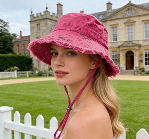 Chapeau Bob en Toile de Coton Lavé pour Adultes, Pliable, à Large Bord, pour le Voyage, le Cyclisme, les Sports de Plein Air, l'Été, avec Cordon de Serrage - Fournisseur - Product Image 3