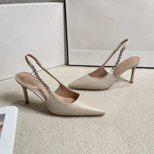 Nuevos Stilettos de Moda con Correa en el Tobillo <span class=keywords><strong>para</strong></span> Mujer, Tacones de Punta con Pedrería, Ligeros y Sexys <span class=keywords><strong>para</strong></span> Exteriores - Product Image 3
