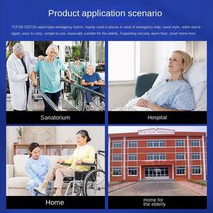 Appel d'urgence sans fil 433 MHz, style montre-bracelet, bouton de panique, télécommande pour les personnes <span class=keywords><strong>âgée</strong></span>s et les patients - Product Image 3