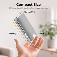 Kit de nettoyage électronique multifonctionnel portable 5 en 1 sans liquide pour écran d'ordinateur, écouteurs, téléphone
