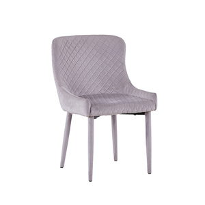 Silla de comedor moderna de tela de terciopelo, muebles de buena calidad para restaurante y recepción - Product Image 1