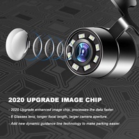 18.5mm grand angle Intelligent guide dynamique ligne de stationnement caméra de recul Vision nocturne ligne mobile HD piste caméra de recul de voiture