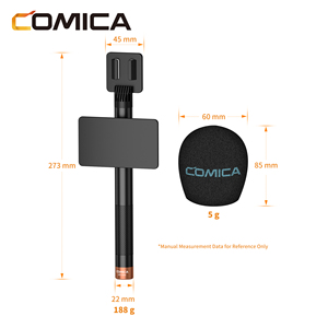 Adaptateur portable Comica HR-WM pour tous <span class=keywords><strong>les</strong></span> microphones sans fil, adapté aux reportages, aux interviews télévisées et aux diffusions en direct - Product Image 6