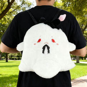 ตุ๊กตาคอร์กี้เรืองแสงแบบกำหนดเองได้ ทำจากวัสดุ TPE พร้อมกระเป๋าเป้สะพายหลังแบบถอดได้ ไฟส่องสว่างในที่มืด กระเป๋าผีฮาโลวีน กระเป๋าเป้สะพายหลังสำหรับใช้ในชีวิตประจำวัน เหมาะสำหรับทุกเพศ - Product Image 2