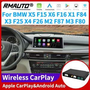 Sistema Inalámbrico Apple CarPlay NBT de RMAUTO para BMW X5 F15 X6 F16 X1 F84 X3 F25 X4 F26 M2 F87 M3 F80, Android Auto, Mirror Link - Product Image 1