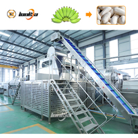 Lonkia Industriële Automatische Weegbree Bananenstoomschiller Machine Bananenschil Verwijderen Machine Groene Bananenschilmachine