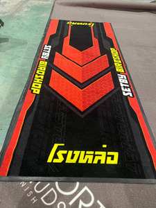 Tapis de <span class=keywords><strong>sol</strong></span> de garage robuste en nylon avec dos antidérapant en caoutchouc, tapis pour moto, voiture, vélo, atelier - Product Image 6