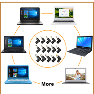 อะแดปเตอร์ชาร์จไฟฟ้ากระแสสลับแล็ปท็อปอเนกประสงค์70วัตต์แหล่งจ่ายไฟโน้ตบุ๊คอินพุต100-240V สาย10FT รับประกัน2ปี - Product Image 6