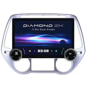 カーオーディオシステム4G DSP Carplay 2 DINラジオAndroid車DVDプレーヤーヒュンダイi20用工場卸売