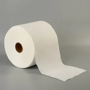 JEENOR L20 Universal Industrial Paper Wiper Wood Pulp Paper Tissue White Color Automotive Cleaning Paper Towel Jumbo Roll