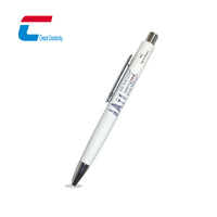 Stylo à bille NFC promotionnel de haute qualité 13,56 MHz NTAG213 en aluminium, stylo à bille programmable pour tous les téléphones NFC