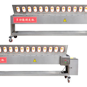 Machine à enlever la peau électrique haute capacité Machine à éplucher les radis blancs Éplucheur d'igname de légumes racines Machine à éplucher les asperges - Product Image 2