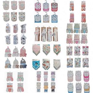 Coffret Cadeau Nouveau-né en Coton, Commande Mixte en Petites Séries, Couleurs Assorties Aléatoires, Non Limité aux Couleurs Affichées sur l'Image - Product Image 3