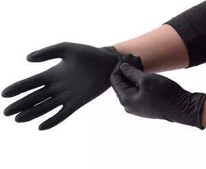 Stock usine Bleu Noir clair Pas Cher Personnalisé Nitrile PVC Gants Poudre libre Examen Jetable Propre Latex Vinyle Gants pour Ongles - Product Image 1