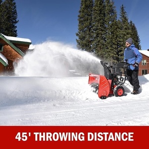 Souffleuse à neige multifonctionnelle à poussée manuelle/démarrage électrique, moteur à essence 212cc, petite chargeuse automotrice, garantie 2 ans - Product Image 5