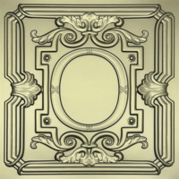 Tuiles de plafond et de mur en PVC ZJ Wholesale, décoration intérieure, plafond suspendu 3D, taille 605*605 mm