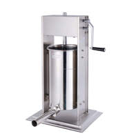 Machine à saucisses manuelle en acier inoxydable 304 la plus vendue, 4 tubes, 220V, plusieurs spécifications