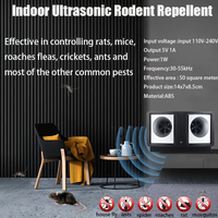 Répulsif Souris Intelligent à Ultrasons Haute Puissance, Écologique, pour Usage Domestique et Intérieur avec Capteurs