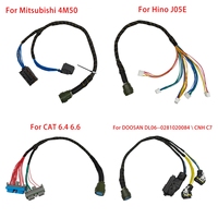 Banc d'essai ECU/ECM pour moteur diesel d'excavatrice, outil de simulation de signal de capteur, compatible avec les détection ECU C7, C9, Cummins, Isuzu, Hino, CAT