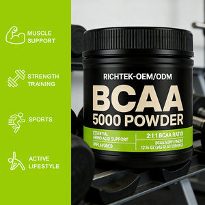 ODM & OEM <span class=keywords><strong>BCAA</strong></span> <span class=keywords><strong>Plus</strong></span> récupération <span class=keywords><strong>BCAA</strong></span> poudre de supplément d'acides aminés prend en charge l'entretien des muscles maigres pré-entraînement - Product Image 4