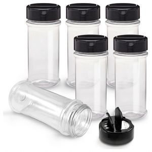 200ml Food Grade Plastic PCR Eco-Friendly Refillable <b>Spice</b> & Pepper Shakers Seasoning <b>Jars</b> - Product Image 1