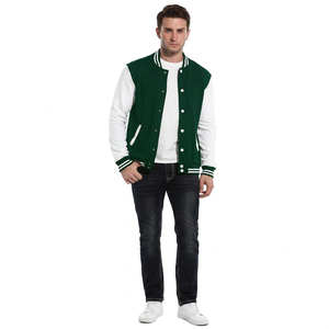 Vestes universitaires en tissu de laine de haute qualité, logo personnalisé en gros, vestes de sport d'hiver pour garçons - Product Image 1