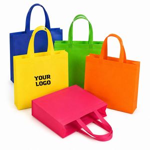 Sac fourre-tout non tissé personnalisé avec logo imprimé pour événements professionnels et shopping – Offre promotionnelle en gros - Product Image 1