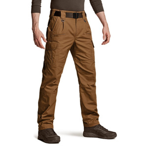 Tuta da <span class=keywords><strong>Uomo</strong></span> per Attività all'Aperto, Vendita Diretta dalla Fabbrica, Pantaloni Multitasca a Vita Media per Ciclismo, Escursionismo, Corsa Casual, in Poliestere - Product Image 1