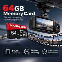 Carte mémoire Nandstor Factory 512 Go 256 Go 128 Go 64 Go haute endurance V30 U3 A1 pour système de caméra de sécurité, logo personnalisé, carte SD TF