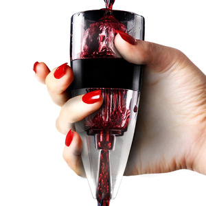 Best Seller Vinluxe <span class=keywords><strong>PRO</strong></span> Decanter per vino Decanter per vino in vetro a forma di ombrello Decanter per aerare il vino rosso magico - Product Image 1