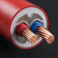 Câble linéaire de détection incendie thermosensible en cuivre avec isolation PVC, indice de protection IP67/IP68, pour applications en tunnel