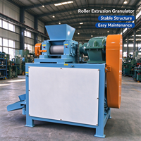 Ligne de production de granulateurs d'engrais et de poudres sèches à extrusion double rouleau entièrement automatiques 1T, sans séchage, fournie directement par l'usine