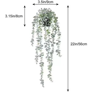 Décoration murale en plastique, verdure artificielle suspendue, bouquet de 30 cm à 100 cm, pour intérieur et extérieur - Product Image 4