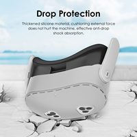 Coque VR pour casque Meta Quest 3s Accessoires Casque VR Protecteur pour casque Oculus Quest 3s VR