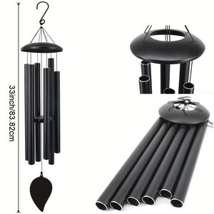 32-inch Aluminum Alloy 6-tube <strong>Wind</strong> <strong>Chimes</strong> For Indoor Decoration And Outdoor Garden Good Mood Gifts - Product Image 6