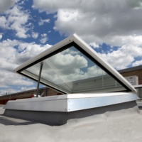 Ciel artificiel personnalisé toit ouvrant motorisé véranda lucarnes ouvertes verre aluminium étanche électrique lucarne fenêtre de toit