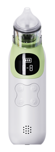 Aspirateur de nez de bébé étanche avec 4 embouts en silicone et fonction apaisante de lumière musicale Gadget de nettoyage des oreilles de bébé - Product Image 3