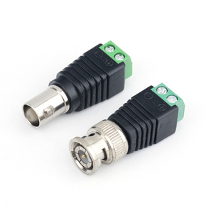 BNC Connector UTP Video Balun Connector BNC Plug DC Adapter for CCTV <b>Camera</b> - Product Image 2