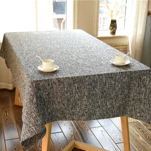 Mantel a prueba de aceite desechable de poliéster 100% tejido moderno redondo de color personalizado al por mayor con cubierta de tela impermeable - Product Image 2