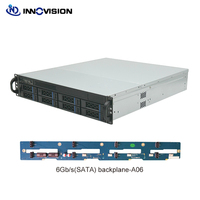 Boîtier de serveur compact 2U 8 baies pour montage en rack, longueur 520 mm, compatible carte mère ATX, boîtier de serveur 2U
