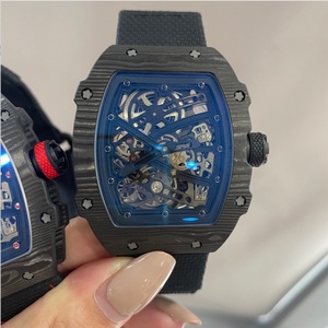Reloj Deportivo de Buceo Ultrafino de Lujo RM67-02 Black Knight de Fibra de Carbono de 7.8 mm con Alarma, Movimiento Mecánico, Resistente al Agua hasta 100 m - Product Image 2