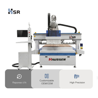Máquina CNC Router de 3 Ejes HSR 2128 1328 con ATC, Motor de 9kW y Componentes de Engranajes para Trabajos en Madera, Ecológica