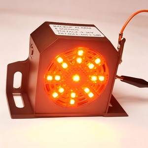 Alarme de recul musicale 8 sons pour grossistes avec lumière LED clignotante 9-36V 80V pour bus, camion-benne, étanche, <span class=keywords><strong>klaxon</strong></span> de recul pour la sécurité routière - Product Image 2
