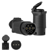 Adaptateur V2L de type 2 Chargeur de voiture électrique BYD Type 2 vers prise universelle 16A 3,5KW Chargeur de voiture électrique OEM