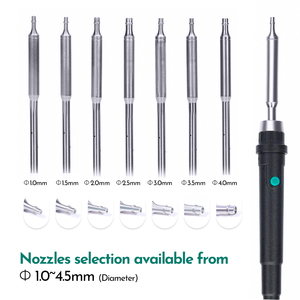 สถานีรีเวิร์คแบบลมร้อนความแม่นยำสูง YIHUA 992D-II 210 245 พร้อมหัวแร้งบัดกรีสำหรับซ่อมอุปกรณ์อิเล็กทรอนิกส์ด้วยกล้องจุลทรรศน์ W297 - Product Image 2