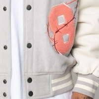 Veste bomber universitaire personnalisée OEM pour hommes, avec broderie et patchs, chaude et stylée