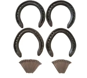 Horse hooves, forged steel hooves, horse racing equipment Training horseshoe for sending hooves and nails
