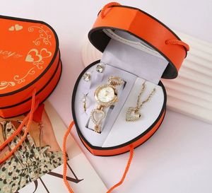 Valentine's Day Promotion Women's Gift <b>Set</b> with Bracelets <b>Watches</b> Rings Necklaces Perfect Souvenirs for Girlfriends - Product Image 4